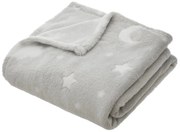 Светещо детско одеяло atmosphera Glow, Сив, 125x150 cm