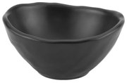 Horecano - Порцеланов рамекин овален 8см черен METEOR-(HC-561118)