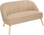 Двуместно канапе atmosphera Naova, Бежов, 126 cm