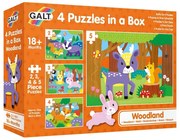 Galt - Четири пъзела в кутия за най-малките - Горски свят