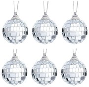 Пластмасови коледни топки в комплект 6 бр. ø 4 cm Mirror Ball Mini – Sass & Belle