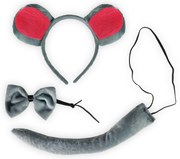 Rappa - Театрален комплект Мишле - ушички, папионка и опашка