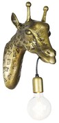 Смарт стенна лампа месинг вкл. Wifi G95 - Animal Giraffe