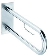 Опорна дръжка 10x25 см, неръждаема стомана/сребриста