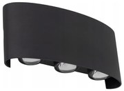 LED Екстериорен аплик ARROW 6xLED/1W/230V IP54 черен