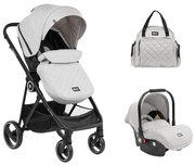 Детска количка 3в1 Gianni KIKKABOO - Grey