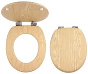 FERRO - Тоалетна седалка SoftClose MDF/декор ясен