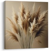 Картина на платно – Нежни стръкове пампасова трева