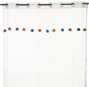 Детска прозрачна завеса atmosphera с помпони 140х240см