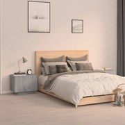 3152833 vidaXL Нощно шкафче, сив сонома, 100x35x40 см, инженерно дърво