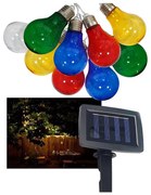 LED соларен външен гирлянд 10xLED/1,2V 300mAh 2,2m IP44 мултицветен