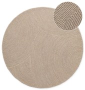 Бежов ръчно изработен вълнен кръгъл килим ø 150 cm Eleni Light Beige – Hanse Home