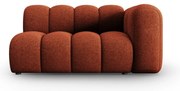 Модулен диван в тухлен цвят (десен ъгъл) Lupine – Micadoni Home