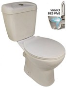 Моноблок ICC 6576P, седалка и капак с плавно затваряне, порцелан, бял, 76.5x67.5x38.2см