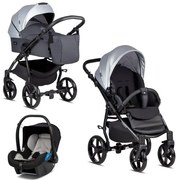 Бебешка количка 3в1 Karina BUBA - Caviar