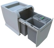 Пластмасов контейнер за сортирани отпадъци/вграден 34 л City - Elletipi