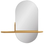 Стенно огледало с рафт 92x94,5 cm Barco – House Nordic