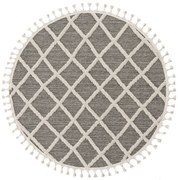 Килим Bukle 1409, цвят Сив, 100 cm см