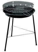 Барбекю на дървени въглища MasterGrill MG930, 32 см диаметър, Метал, Черен