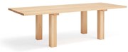 Трапезна маса с плот от борова дървесина 100x260 cm Banda - Teulat