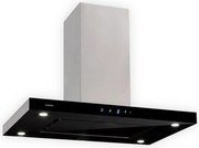 Klarstein Valeria островна абсорбаторна качулка 90cm 642m³/h въздушен поток Touch LED стъкло неръждаема стомана