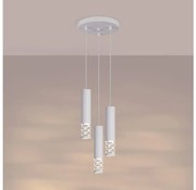 Sollux SL.1694 - Пендел LIRO 3xGU10/10W/230V бял