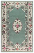 Зелен вълнен килим , 120 x 180 cm Aubusson - Flair Rugs