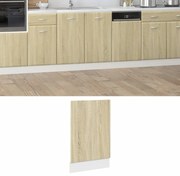 849628 vidaXL Панел за съдомиялна машина, дъб сонома, 45x3x67 см, инженерно дърво