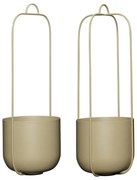 Метални висящи и стенни покрития за кашпи в комплект от 2 бр. ø 16 cm Lotus – Hübsch