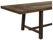 Тъмнокафява дъбова маса за хранене Brooklyn - Rowico