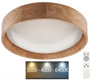 Brilagi - LED Димируема лампа MANAROLA LED/24W/230V дъб + д.у.