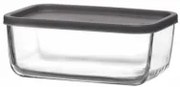 Lav - Стъклена кутия със сив капак 1,17л CUB 238-PK222
