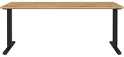 Работна маса с електрическо регулиране на височината с дъбов плот 80x180 cm Lissabon – Germania