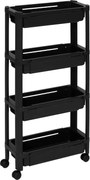 Кухненска количка 5five, 4 нива - Черен