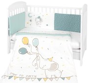 Kikka Boo - Бебешки спален комплект 2 части ЕU style  60/120 Elepfant Time
