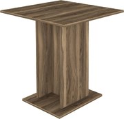Трапезна маса Allos TopMebel от меламин в цвят орех 75x75x77см.