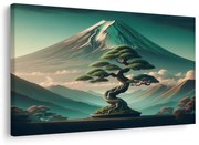 Картина на платно – Бонсай и планина в японски стил