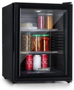 Klarstein Brooklyn 42, мини хладилник, със стъклена врата, LED осветление, рафтове