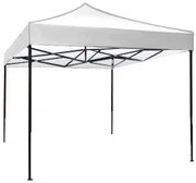 Сгъваема метална шатра 3x3m - бяла