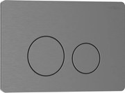 Mexen Tex 06 бутон за промиване неръждаема стомана, gun gray четка - 6106-12