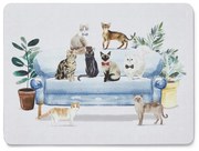 Коркова подложка 4 бр. 21,5x29 см Curious Cats - Cooksmart ®