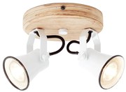 Brilliant - Точково осветително тяло SEED 2xGU10/5W/230V бяло/бежово