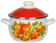 Емайлирана тенджера 3л 18см "Яблочньй сезон" (6RH181M) Р