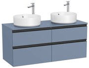 Мебел с четири чекмеджета за два умивалника върху плот A851506548, 120x46x57.3см