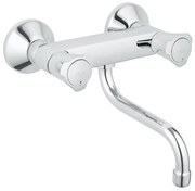 GROHE 31187001 - Стенен смесител за мивка COSTA L 200 mm, лъскав хром