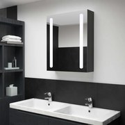 325546 vidaXL LED шкаф с огледало за баня, 50x13x70 см