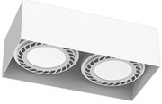 Brosline 1270 - Точково осветително тяло CAGE 2xGU10/18W/230V бяло