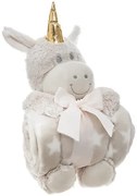 Детско одеяло с играчка atmosphera Unicorn