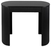 Черна метална конзолна маса 40x100 cm Estriado – Leitmotiv