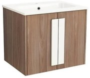 Конзолен PVC шкаф ICP 6451-1, Inter Ceramic, с умивалник, 60x45x50см